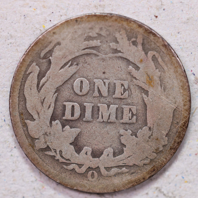 1897-O Barber Silver Dime., Fair Circulated Coin., Store