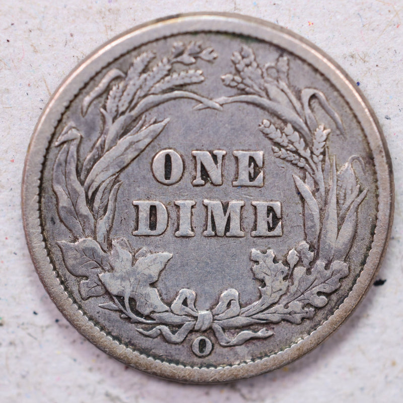 1898-O Barber Silver Dime., Very Fine Circulated Coin., Store