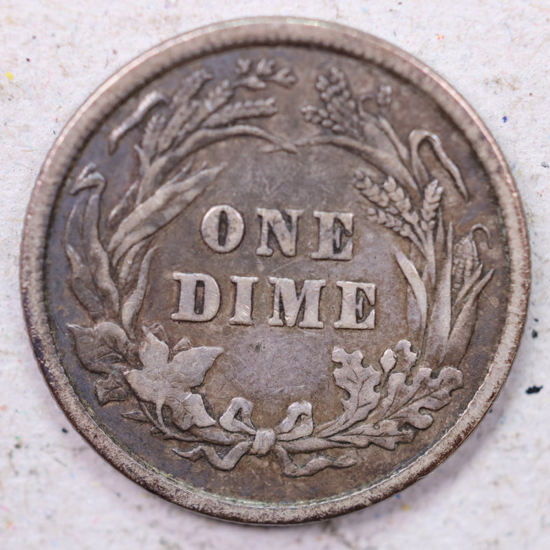 1899 Barber Silver Dime., Very Fine Circulated Coin., Store