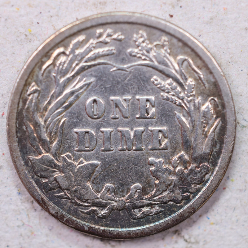 1901 Barber Silver Dime., Extra Fine Circulated Coin., Store