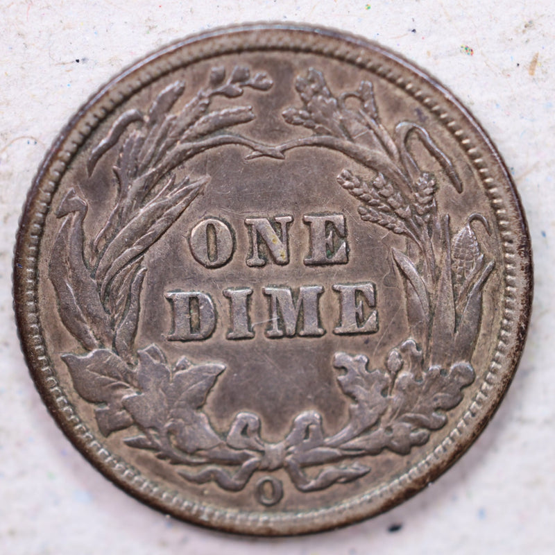 1902-O Barber Silver Dime., Very Fine Circulated Coin., Store