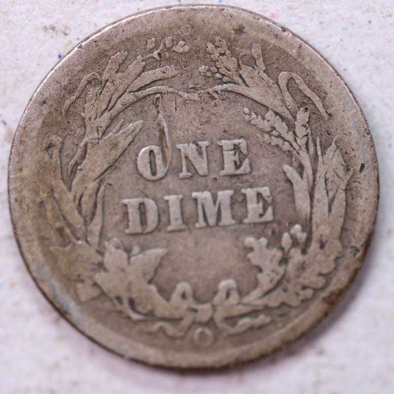 1908-D Barber Silver Dime., Good., Circulated Coin., Store