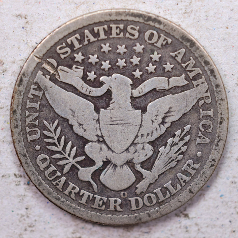 1900-O Barber Silver Quarter., Very Good Details., Circulated Coin., Store