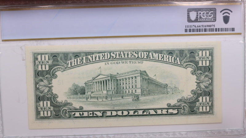 1993 $10., Federal Reserve Bank Note., PCGS CU-65., PPQ., GFRB065