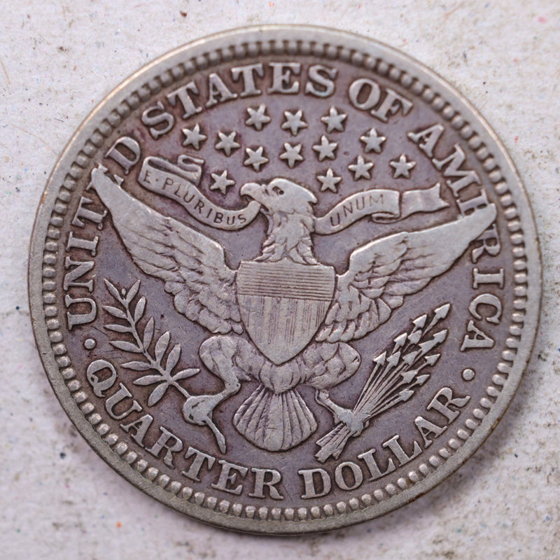 1903 Barber Silver Quarter., Very Fine., Circulated Coin., Store