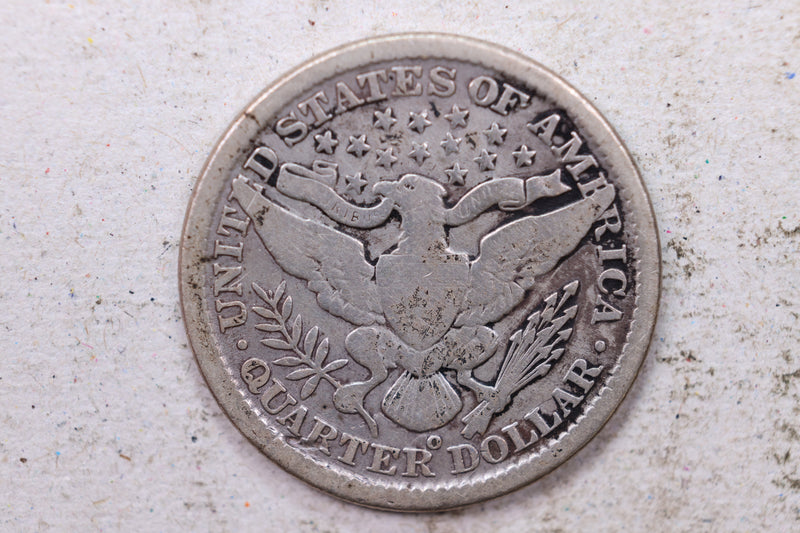 1907-O Barber Silver Quarter., Very Good., Circulated Coin., Store