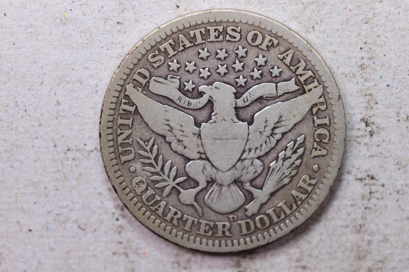 1909-S Barber Silver Quarter., Good., Circulated Coin., Store