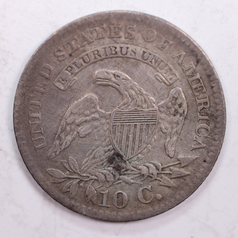 1820 Cap Bust Silver Dime., Extra Fine Circulated Coin., STORE