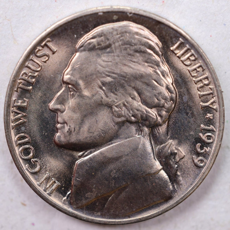 1939-D Jefferson Nickel, Uncirculated coin, Store