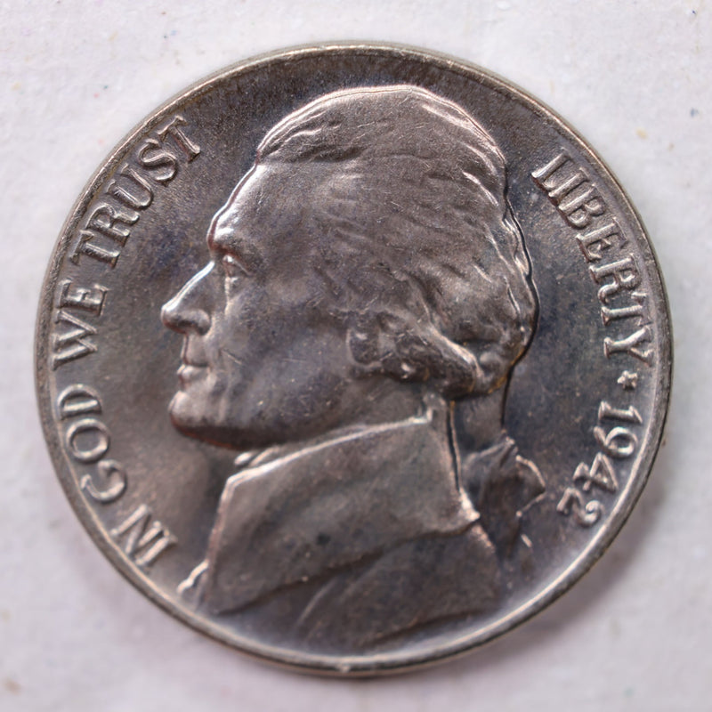 1942 Jefferson Nickel, Uncirculated coin, Store