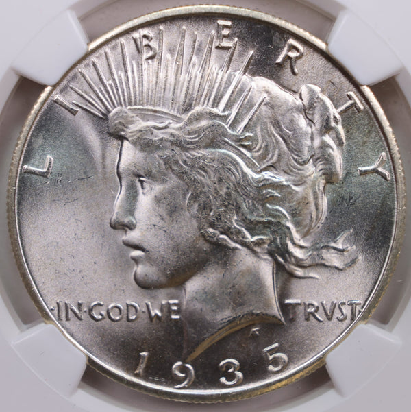 1935-S Peace Silver Dollar., 'Better Date in Grade'., NGC MS-66., STORE #GDR041