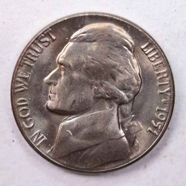 1951-D Jefferson Nickel, Uncirculated coin, Store #UN951D