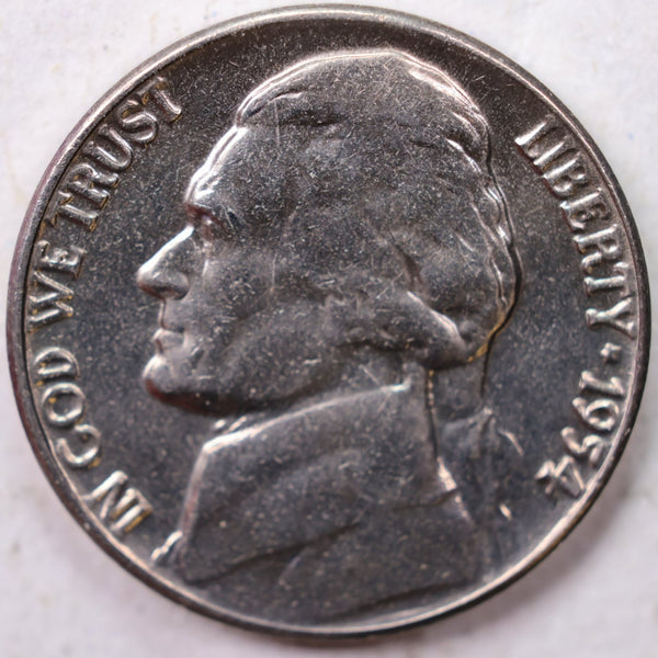 1954-D Jefferson Nickel, Uncirculated coin, Store #UN954D