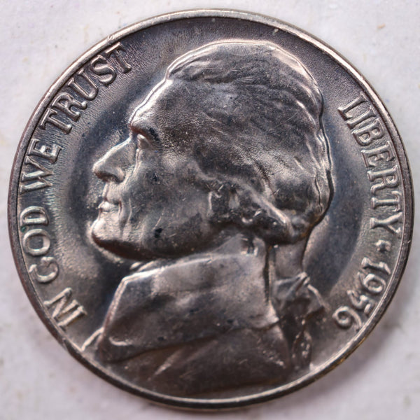 1956-D Jefferson Nickel, Uncirculated coin, Store #UN956D