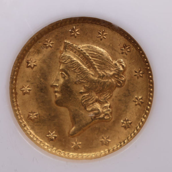1851 Liberty Head Gold Dollar., NGC MS-62., Store Sale #GGD002