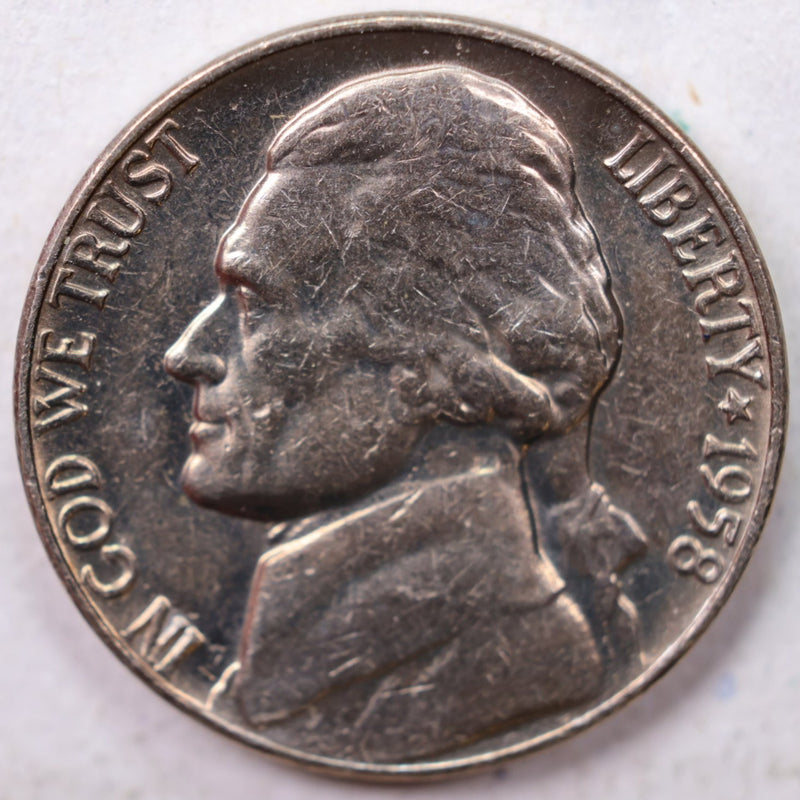 1958 Jefferson Nickel, Uncirculated coin, Store