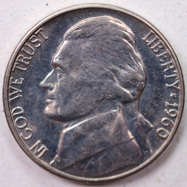 1960-D Jefferson Nickel, Uncirculated coin, Store #UN96OD