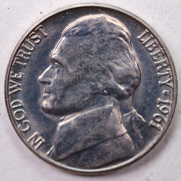 1961 Jefferson Nickel, Uncirculated coin, Store #UN961