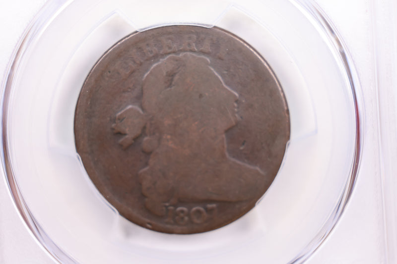 1807 Large Cent, Large Fraction., PCGS AG03., Store Sale