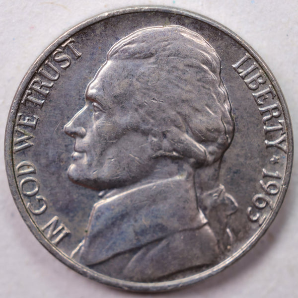 1963 Jefferson Nickel, Uncirculated coin, Store #UN963