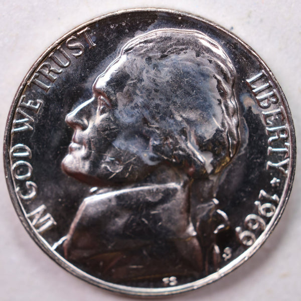 1969-S Jefferson Nickel, Uncirculated coin, Store #UN969S