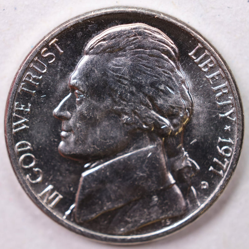 1971-D Jefferson Nickel, Uncirculated coin, Store