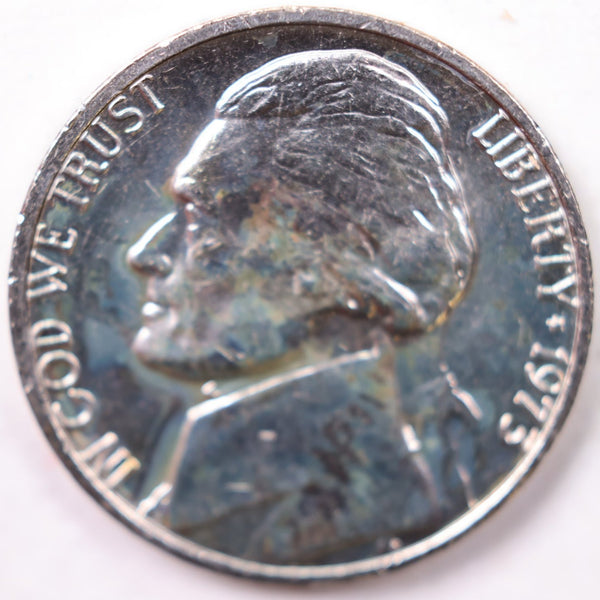 1973 Jefferson Nickel, Uncirculated coin, Store #UN973