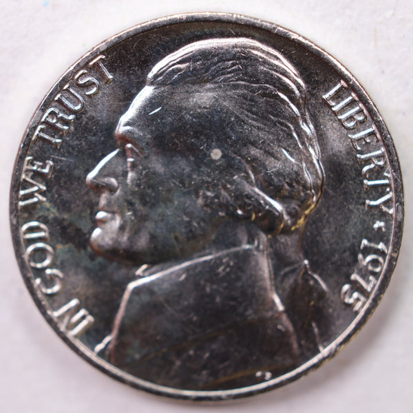 1975 Jefferson Nickel, Uncirculated coin, Store #UN975