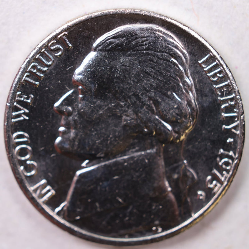 1975-D Jefferson Nickel, Uncirculated coin, Store