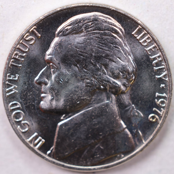 1976 Jefferson Nickel, Uncirculated coin, Store #UN976