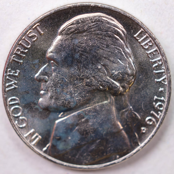 1976-D Jefferson Nickel, Uncirculated coin, Store #UN976D