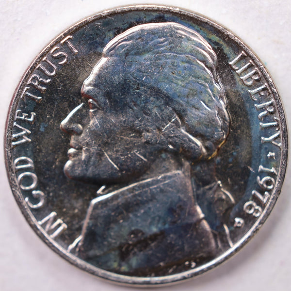 1978-D Jefferson Nickel, Uncirculated coin, Store #UN978D