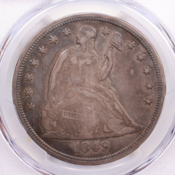1849 Seated Liberty Dollar., PCGS VF35., Affordable Store Sale # GDR043