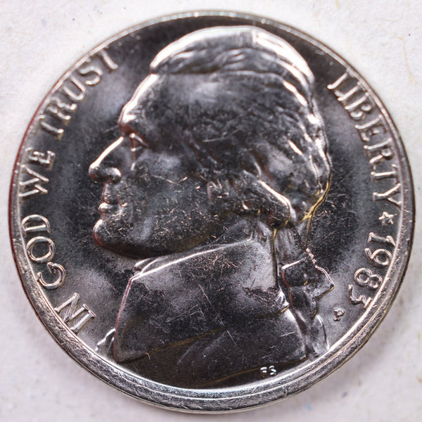 1983-P Jefferson Nickel, Uncirculated coin, Store #UN983P