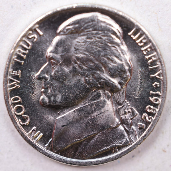 1982-D Jefferson Nickel, Uncirculated coin, Store #UN982D