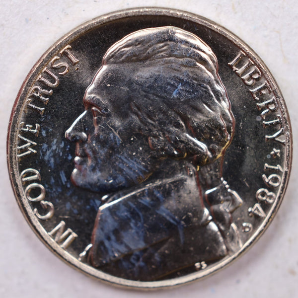 1984-D Jefferson Nickel, Uncirculated coin, Store #UN984D