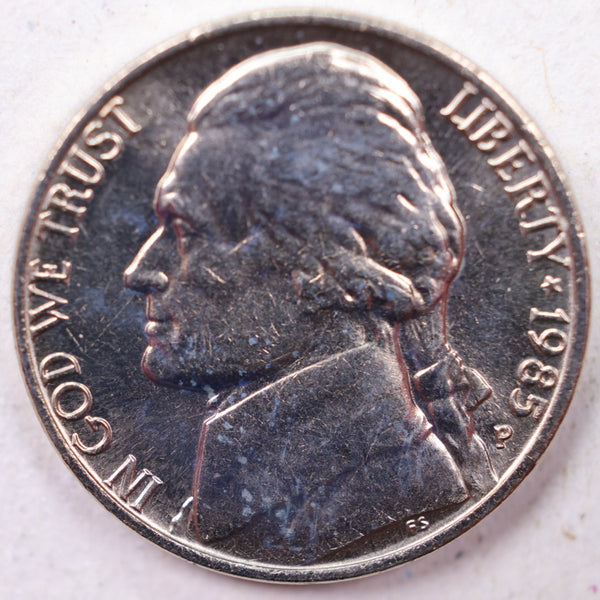 1985-P Jefferson Nickel, Uncirculated coin, Store #UN985P