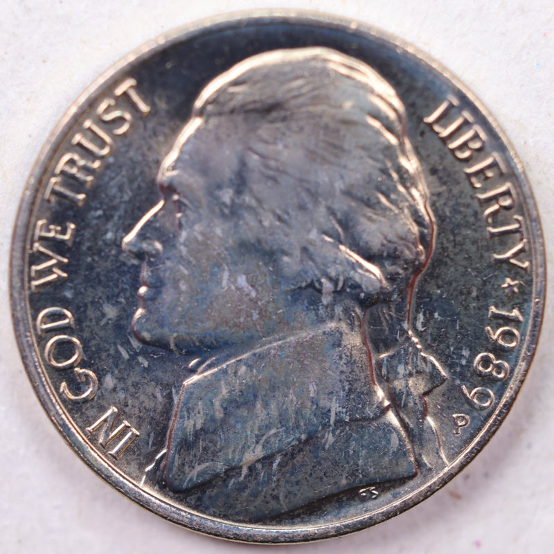 1989-P Jefferson Nickel, Uncirculated coin, Store