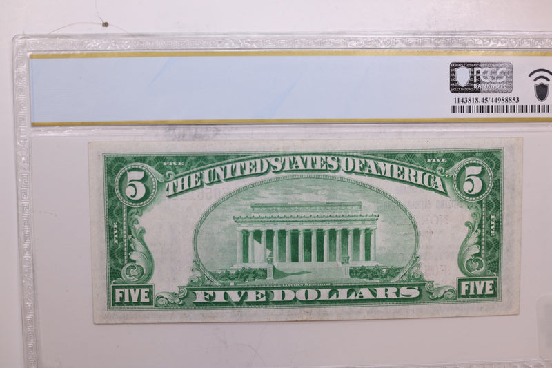 1929 $5 National Currency., "Norfolk"., Store