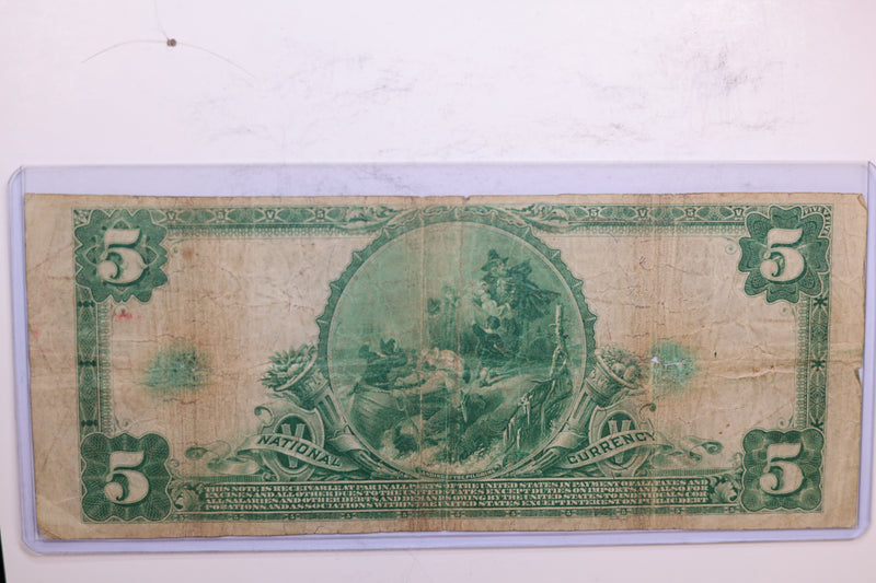 1902 $5 National Currency., New Brighton, PA., Store