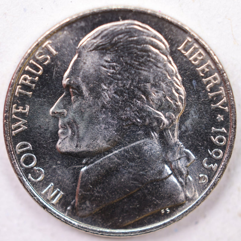 1993-D Jefferson Nickel, Uncirculated coin, Store