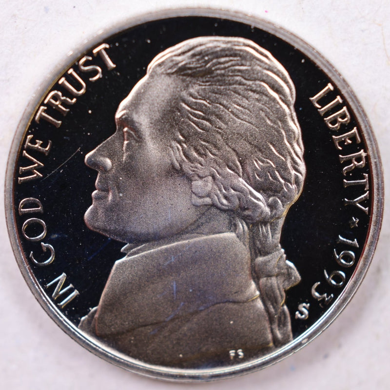 1993-S Jefferson Nickel, Proof coin, Store