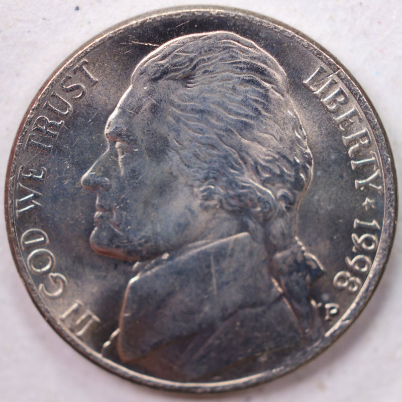 1998-P Jefferson Nickel, Uncirculated coin, Store