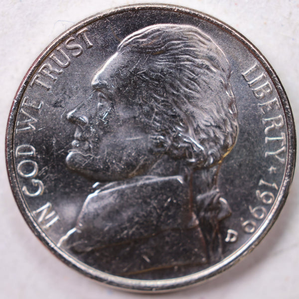 1999-D Jefferson Nickel, Uncirculated coin, Store #UN999D