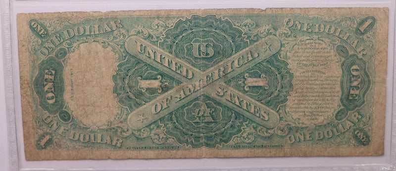 1917 $1., Legal Tender Note., PCGS F-12., Store Sale