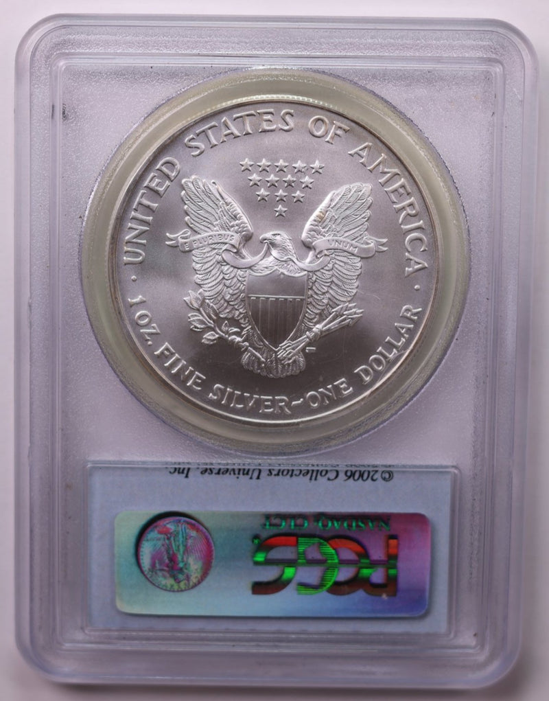 2006 American Silver Eagle., PCGS Graded., MS-69., Store