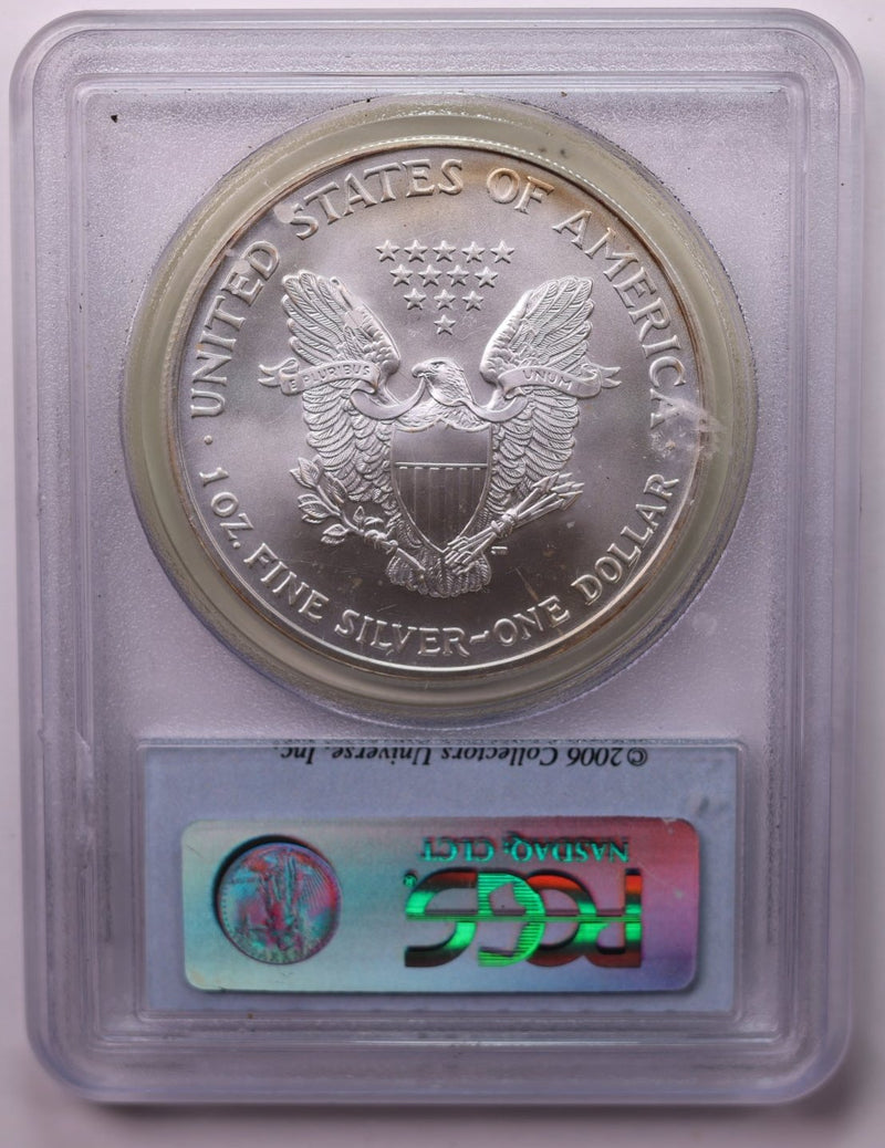 2006 American Silver Eagle., PCGS Graded., MS-69., Store