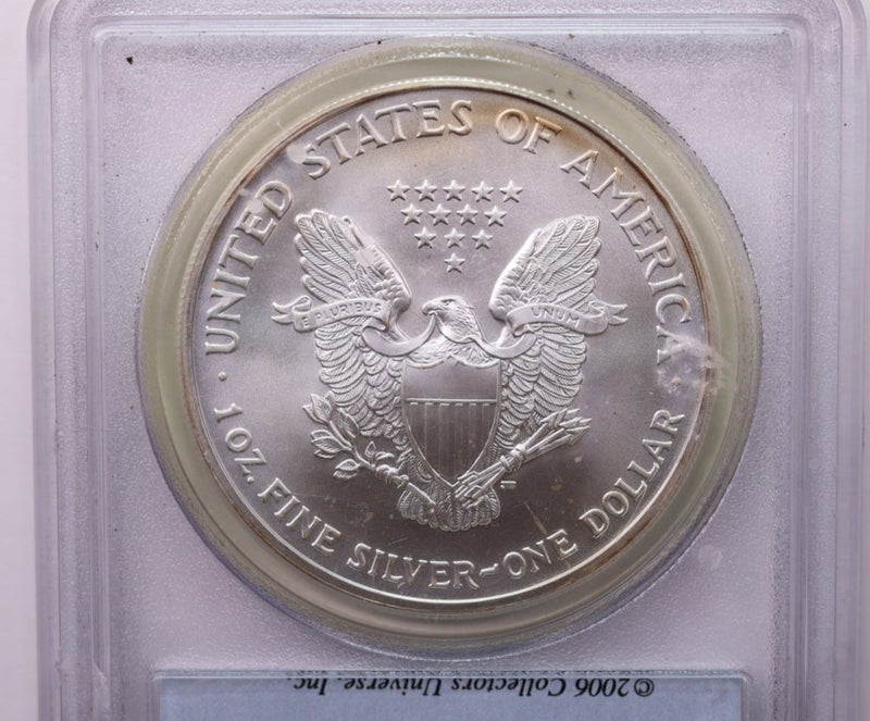 2006 American Silver Eagle., PCGS Graded., MS-69., Store