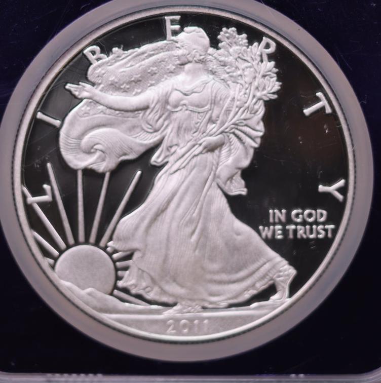 2011-W $1., Proof American Silver Eagle., NGC PF-69., Store