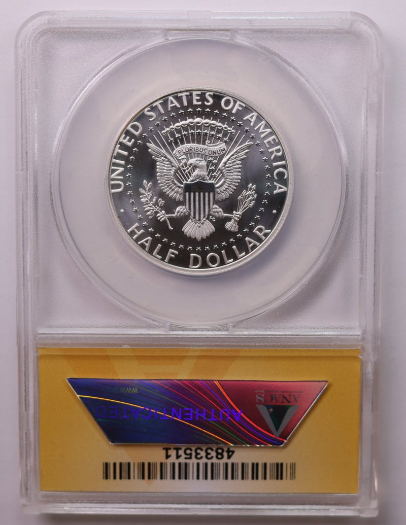 2014-S Kennedy Silver Half Dollar., Enhanced., ANACS MS-69., Store